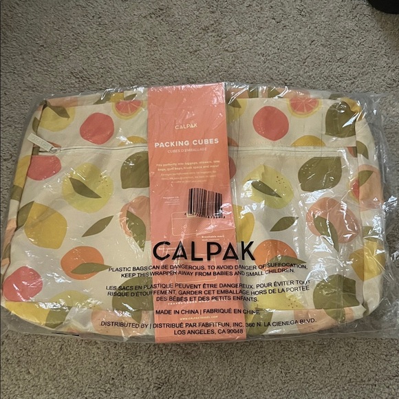 Calpak Citrus Pattern Packing Cubes - Multicolor - Picture 1 of 3